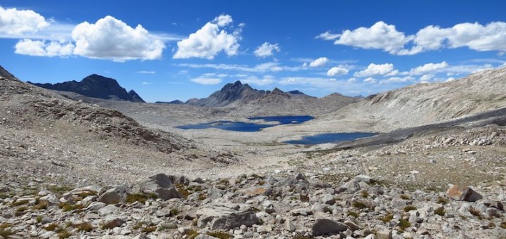 Looking northbound at Wanda Lake from Muir Pass.