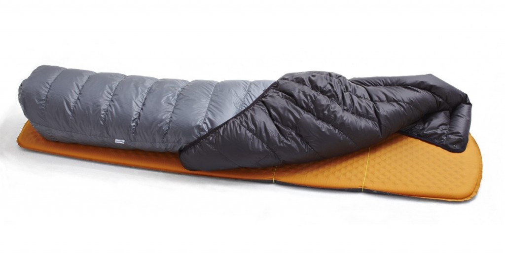 The Katabatic Palisade 30°F down quilt.